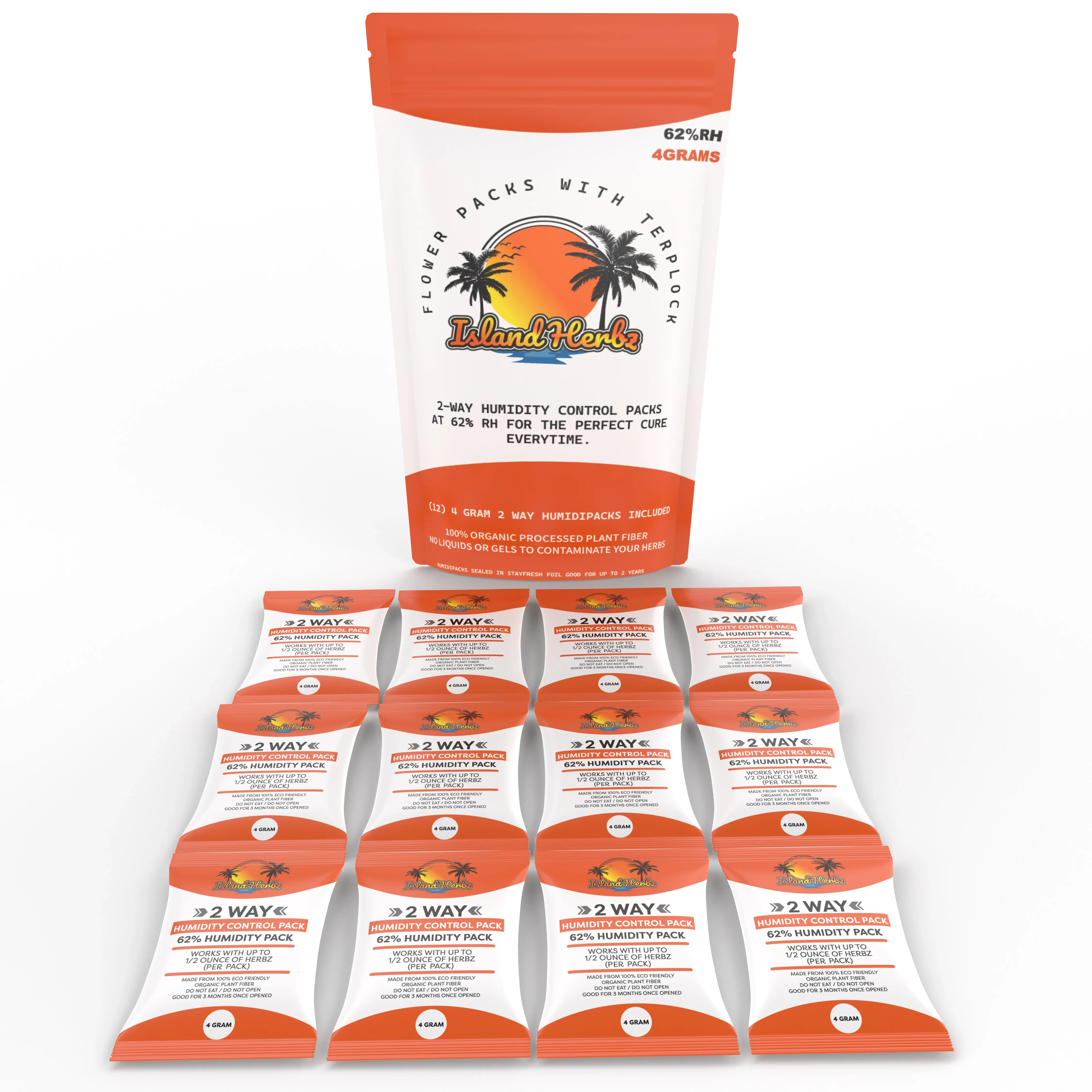 Island Herbz 2 Way Humidity Packs are the perfect solution for anyone
