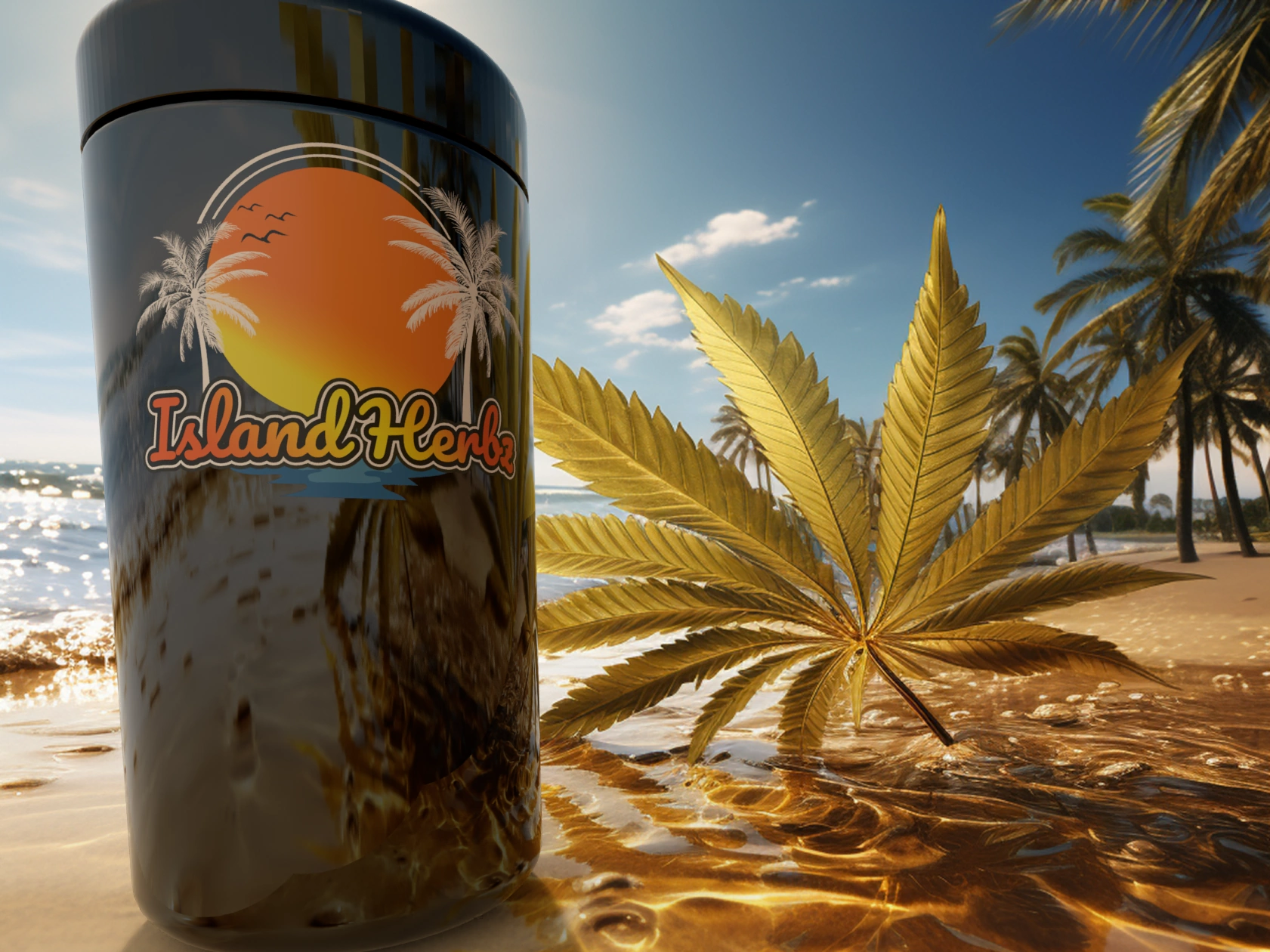 Bio-Photonic Cure Jars & Smart Mason Lids - Island Herbz Digital Curing Solutions Includes 100% Organic 2 Way Humidity Packs