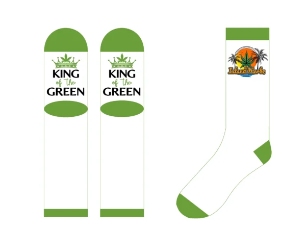 King of the Green 420 Socks