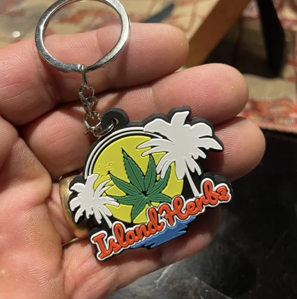 Island Herbz PVC Keychain - Your New Ride or Die, Free with Every Order