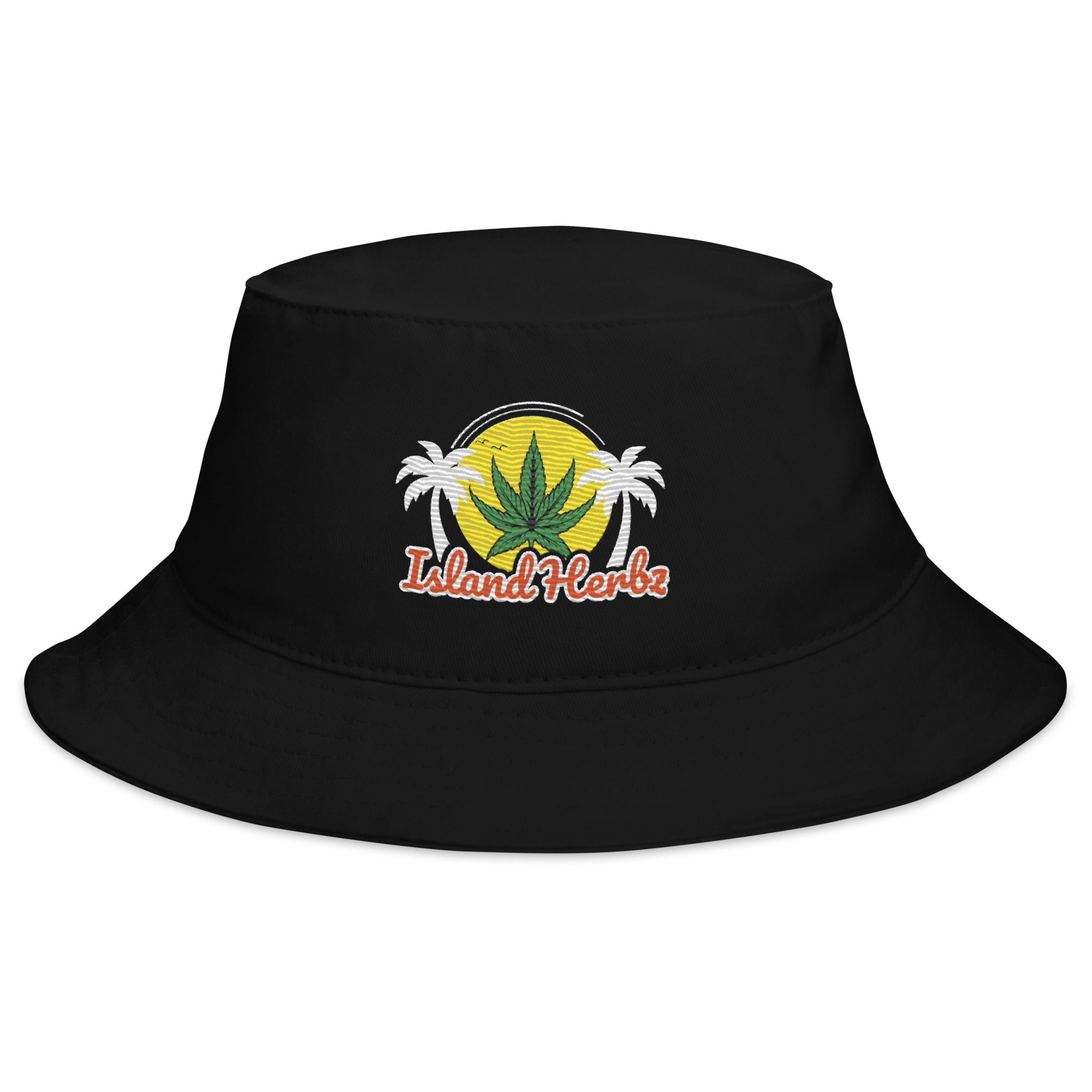 Island Herbz Embroidered Bucket Hat
