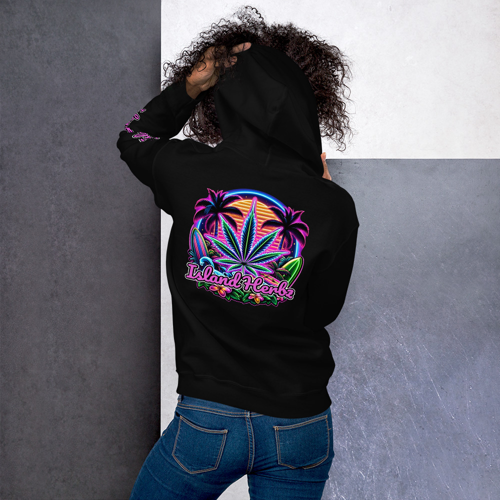 Island Haze Neon Nights Hooded Sweatshirt - Image 17