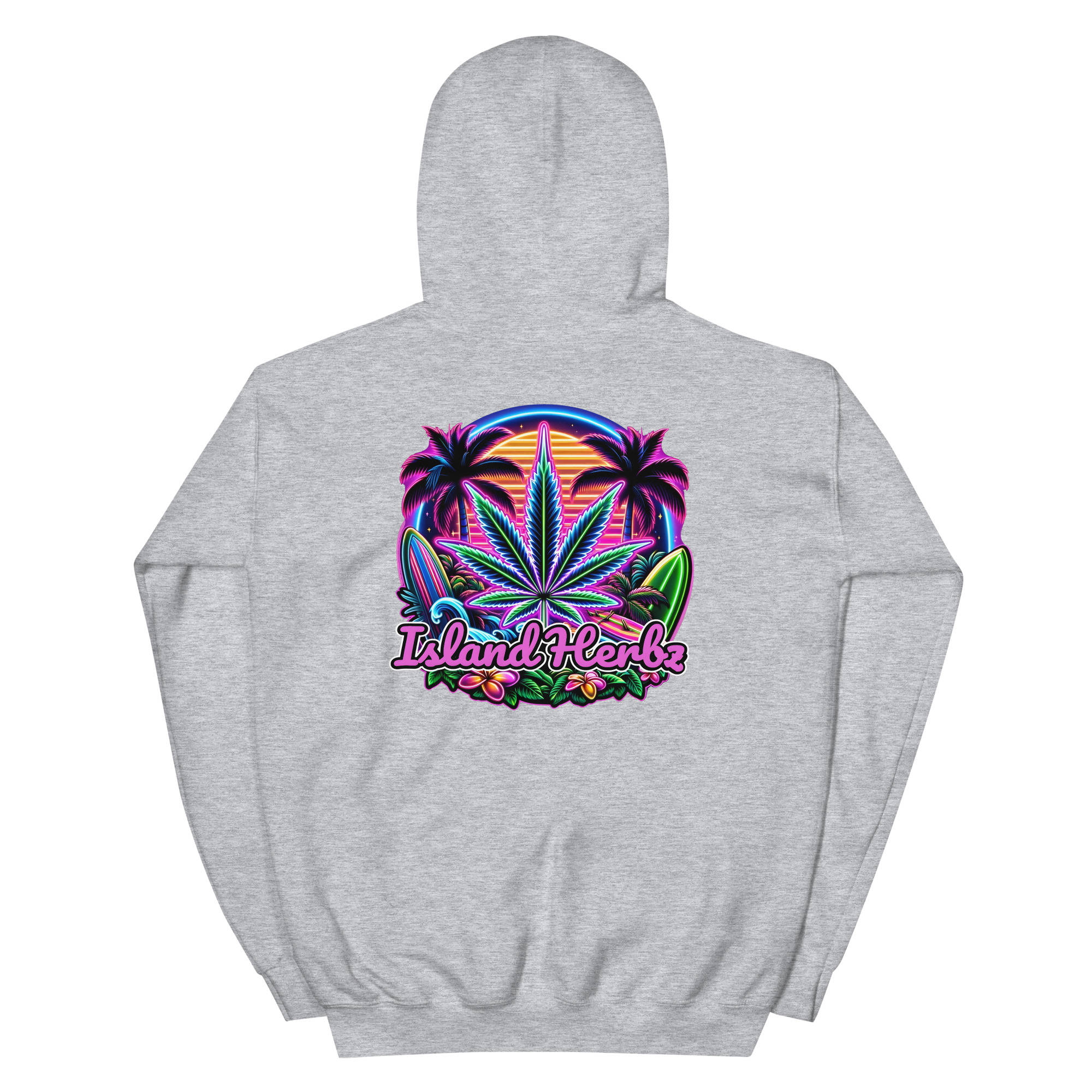 Island Haze Neon Nights Hooded Sweatshirt - Image 29