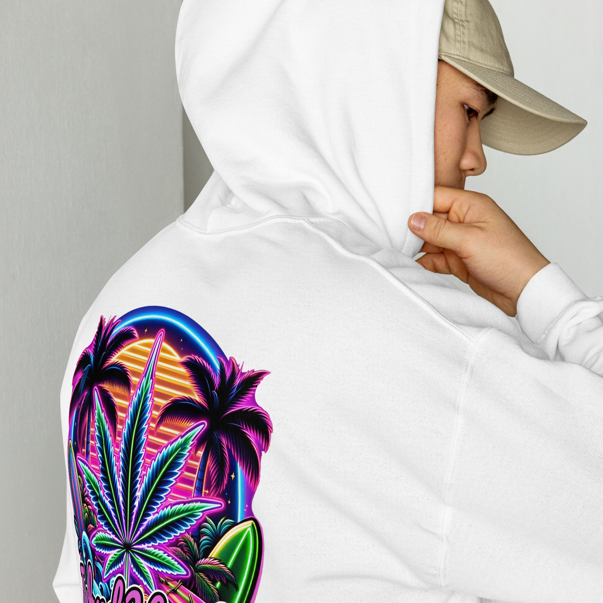 Island Haze Neon Nights Hooded Sweatshirt - Image 13