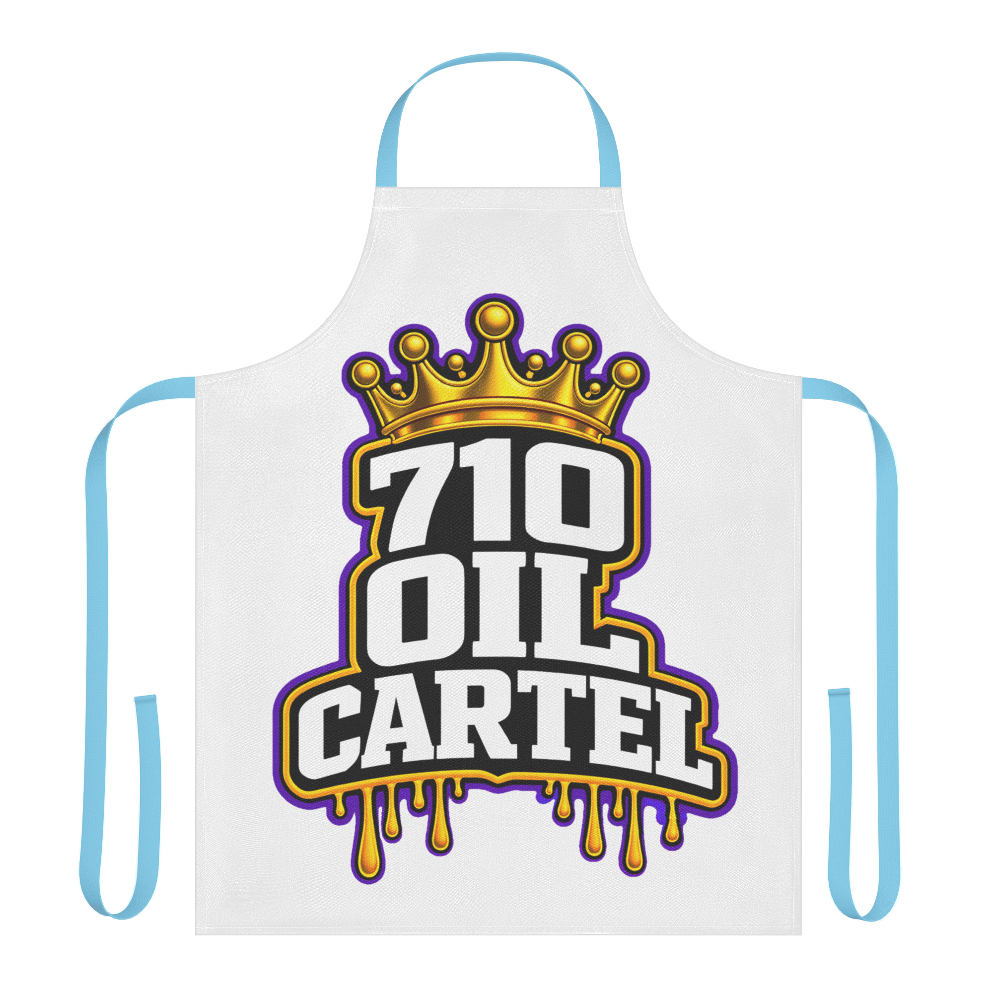 710 Oil Cartel Crown Logo Apron - Image 2
