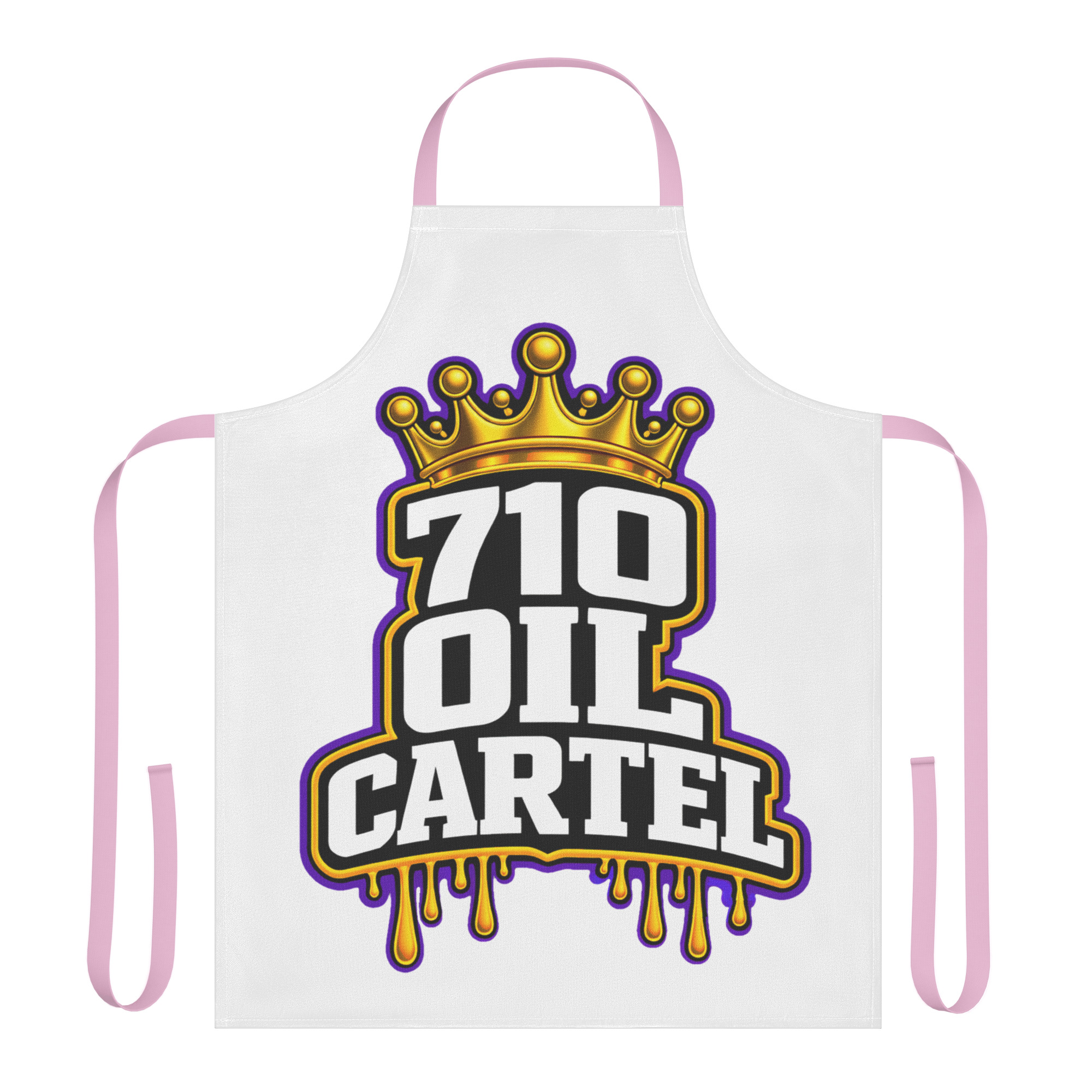 710 Oil Cartel Crown Logo Apron - Image 4