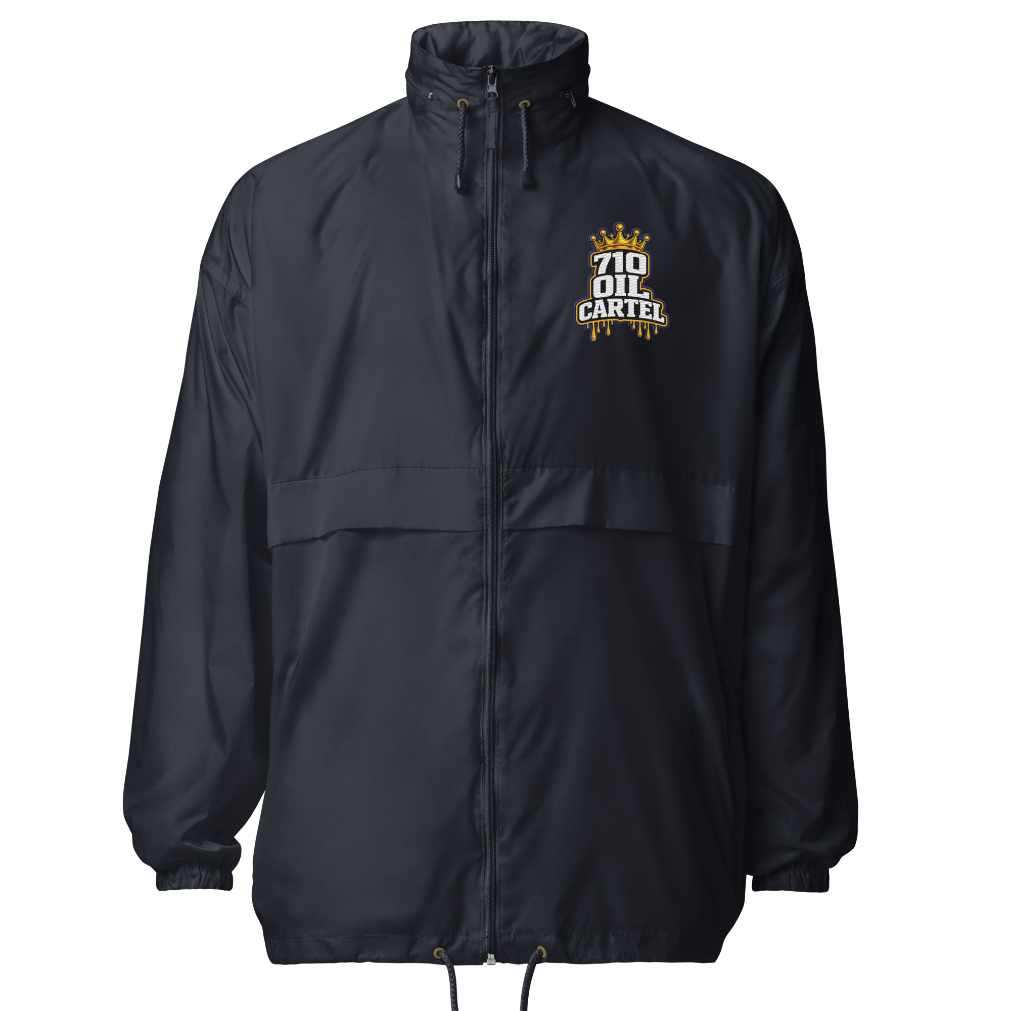 710 Oil Cartel Embroidered Windbreaker Jacket - Image 2