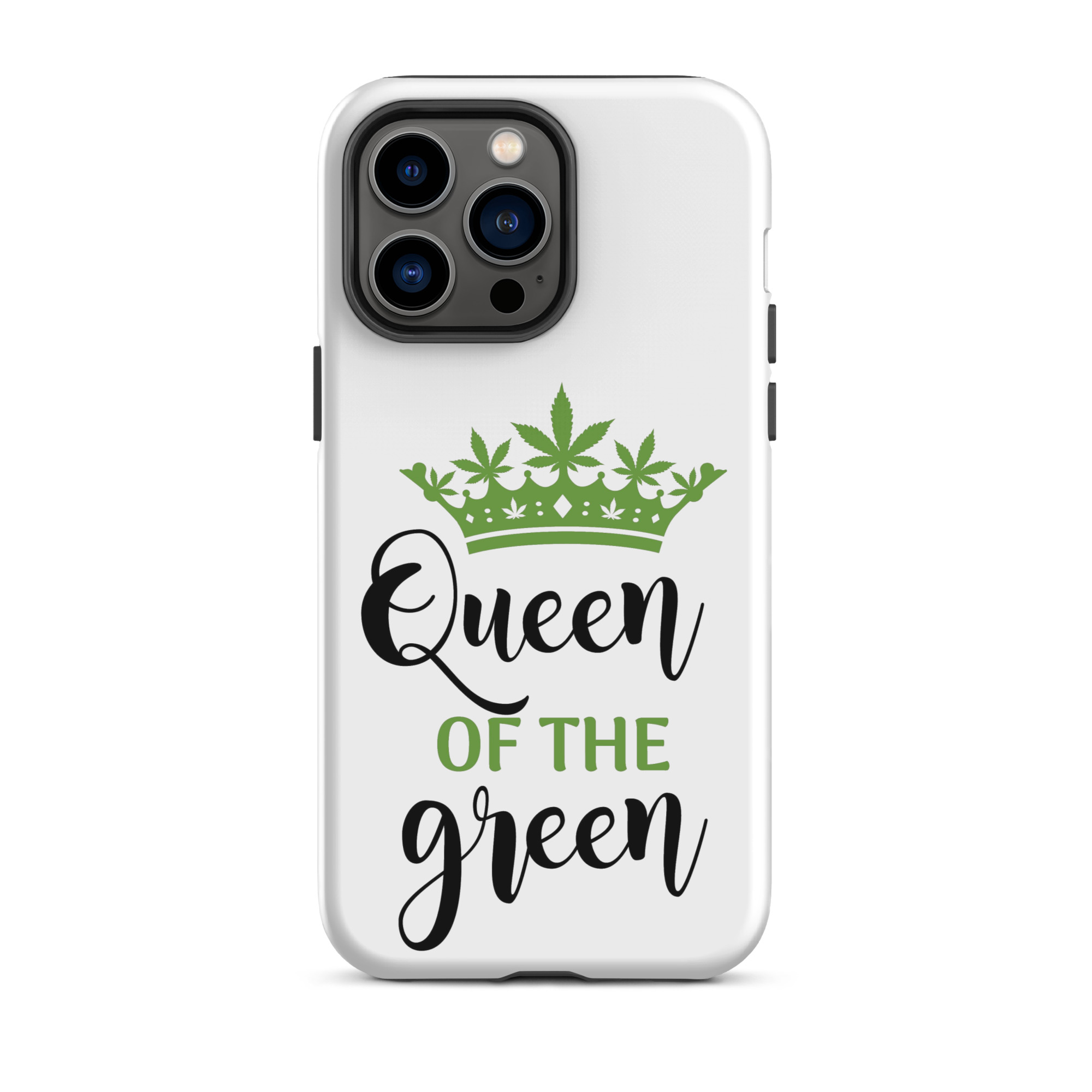 Queen Of The Green Logo iPhone® Case – Tough Protective Case for iPhone® 14, 15, 16 & 17